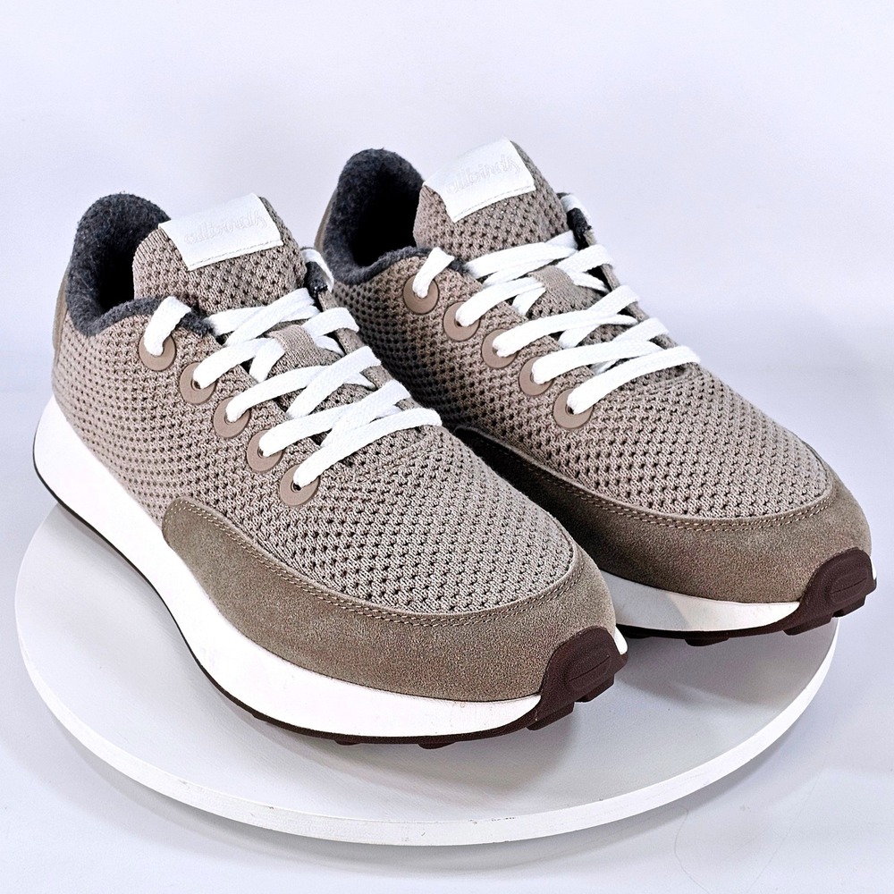 Allbirds Mens Varsity Airy Sneakers Beige Tan Low Top Shoes Size 10 NEW